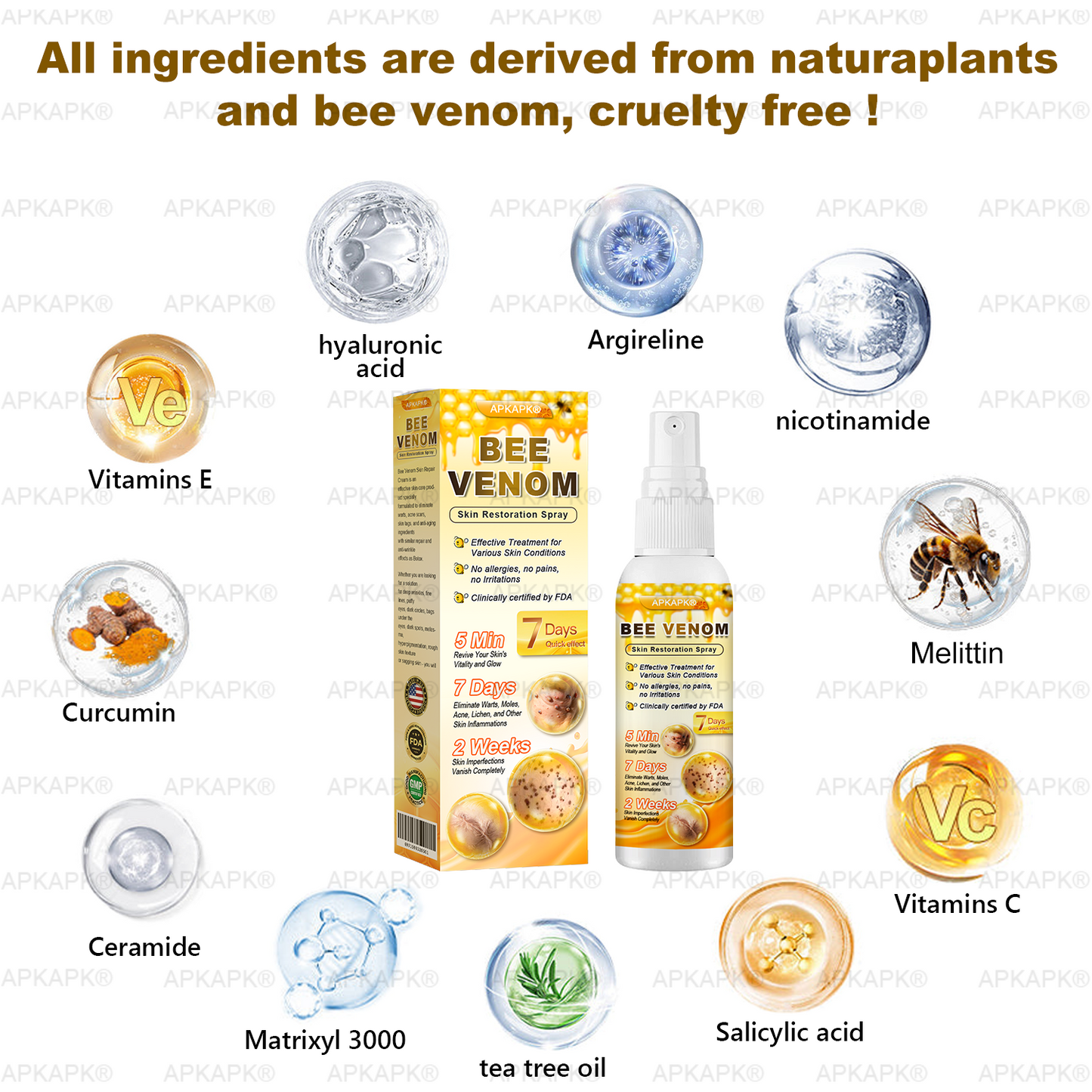 š APKAPKĀ® has a surprise upgrade just for you! Youāve already received an amazing offer ā but now youāve unlocked an even better one: š„ Get a massive 50% OFF your next purchase of APKAPKĀ® Bee Venom Skin Restoration Spray ā for the next two minutes only!