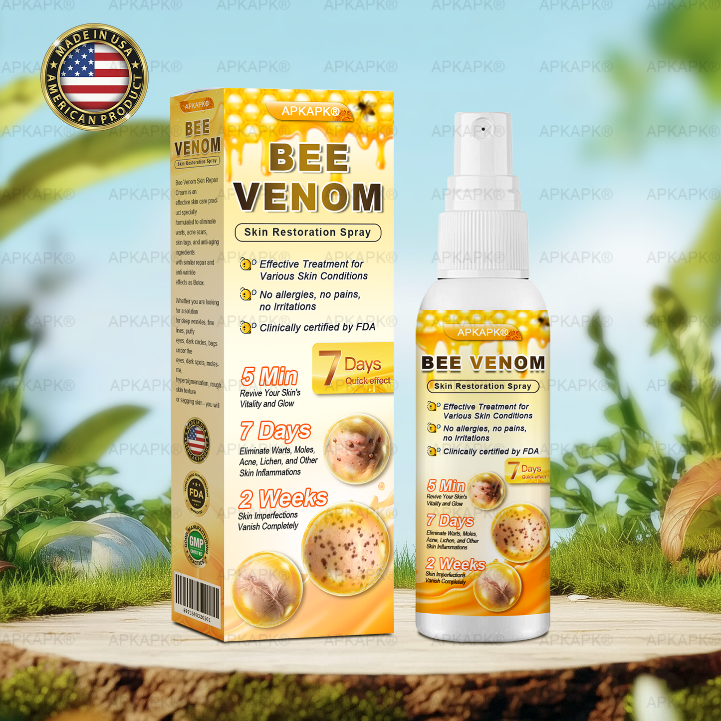 🎁 APKAPK® has a surprise upgrade just for you! You’ve already received an amazing offer — but now you’ve unlocked an even better one: 💥 Get a massive 50% OFF your next purchase of APKAPK® Bee Venom Skin Restoration Spray — for the next two minutes only!
