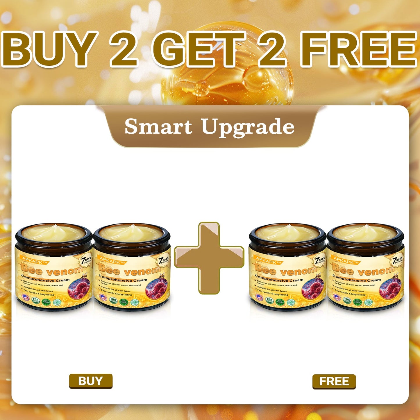 💥 For a limited time only: 50% off AРKAРК™ Bee Venom Comprehensive Cream – for the next 2 minutes! Don’t miss out – this exclusive upgrade is available for a short time only! 💥