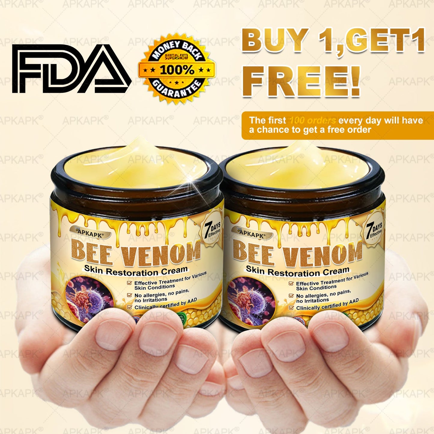👨‍⚕️𝐌𝐇𝐑𝐀 𝐌𝐚𝐝𝐞 𝐚𝐧𝐝 𝐬𝐡𝐢𝐩𝐩𝐞𝐝 𝐟𝐫𝐨𝐦 𝐔𝐒𝐀✨𝗔𝗣𝗞𝗔𝗣𝗞® 𝗕𝗲𝗲 venom SkinRestoration Cream, Fine Lines, loss ofFirmness, Flat Bust, DroopingHips, and More